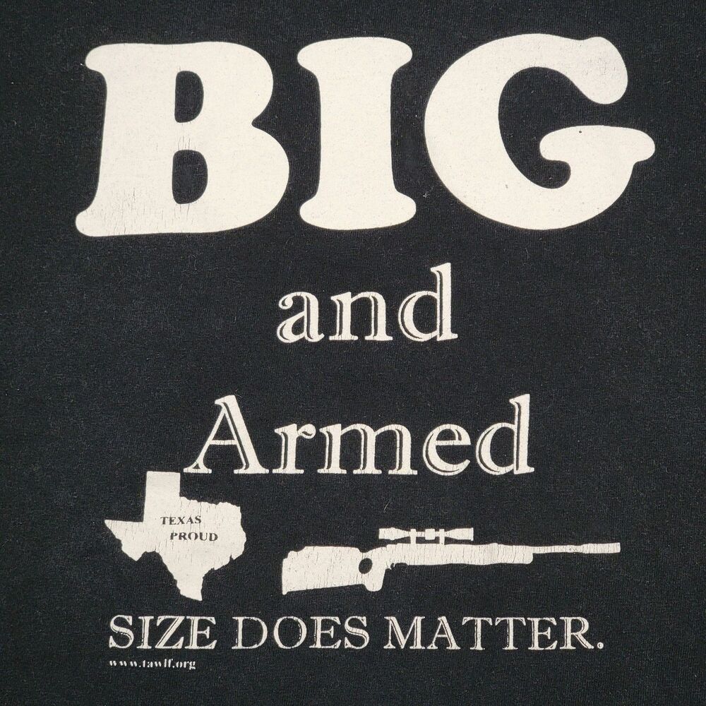 Big And Armed Graphic SS Black Tee - Size 3XL